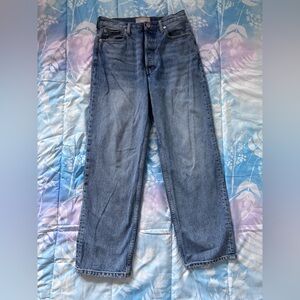 TRENDING/POPULAR- Everlane Medium Blue Rigid Way High Jeans- Straight Leg